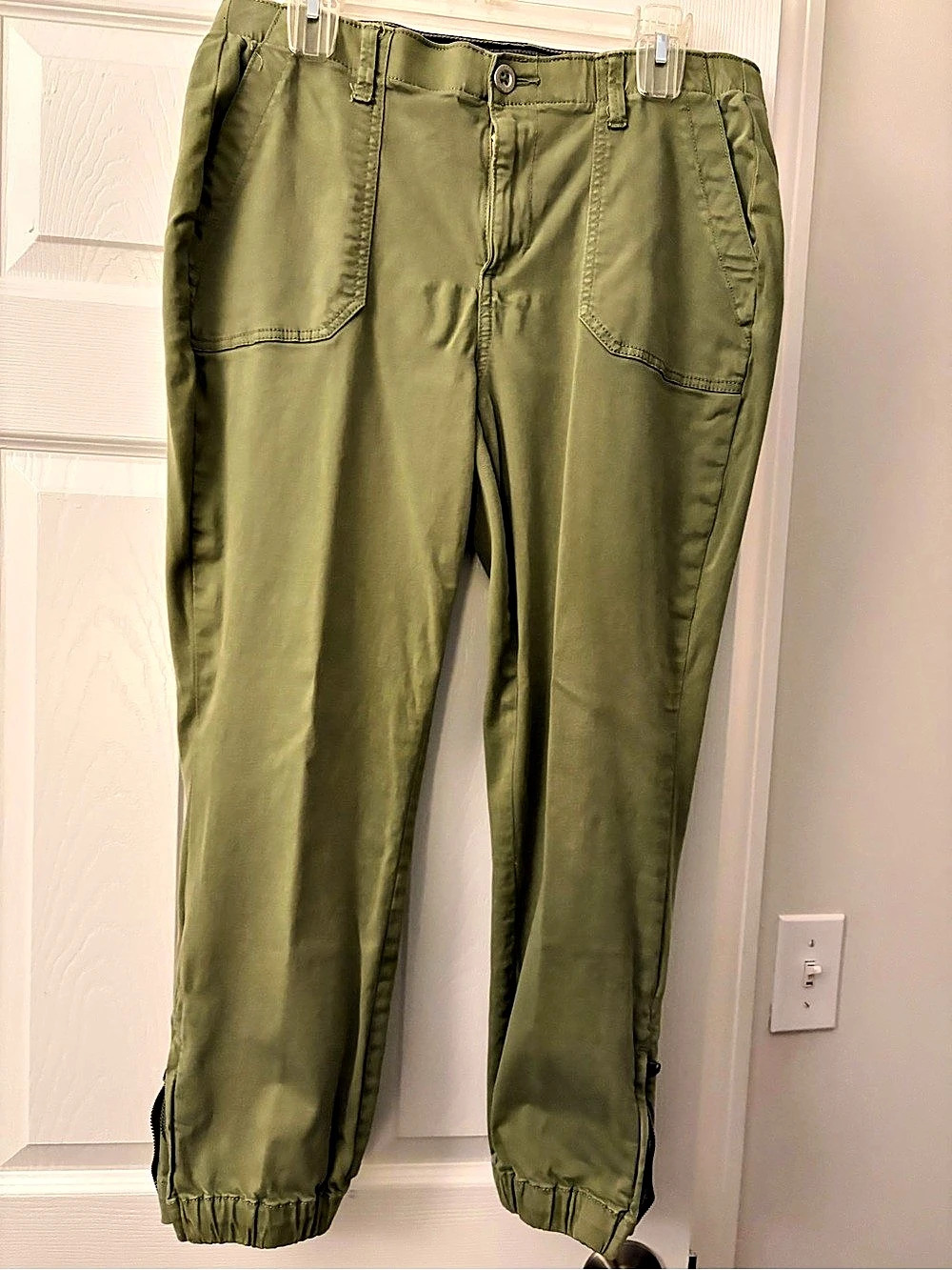 Torrid Utility Stretch Twill Jogger Olive Pants Size 12